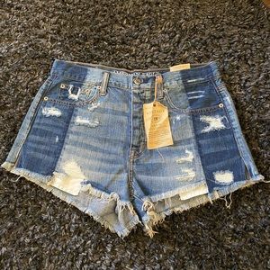 Vintage high rise festival shorts